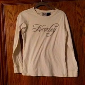 Women's Genuine Motor Clothes Embellished Harley T Shirt